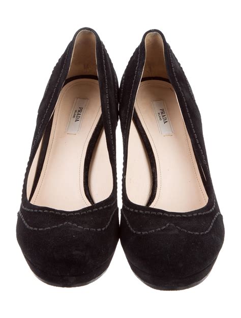 prada suede heel platform pump pointy heel|prada leather pumps.